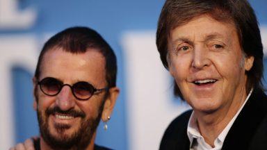 Ringo Starr sends ‘peace and love’ after Beatles’ Grammy win