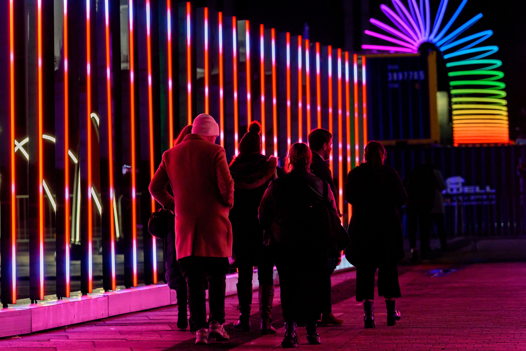 A 50m-long multi-sensory walkway is designed to distort reality.