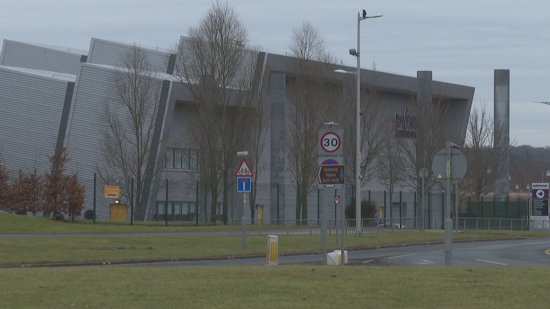 The £31m Ravenscraig sports complex.