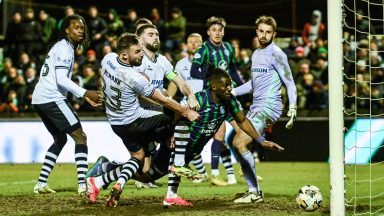 Rocky Bushiri delivers knockout blow as Hibernian squeeze past Ayr in Scottish Cup