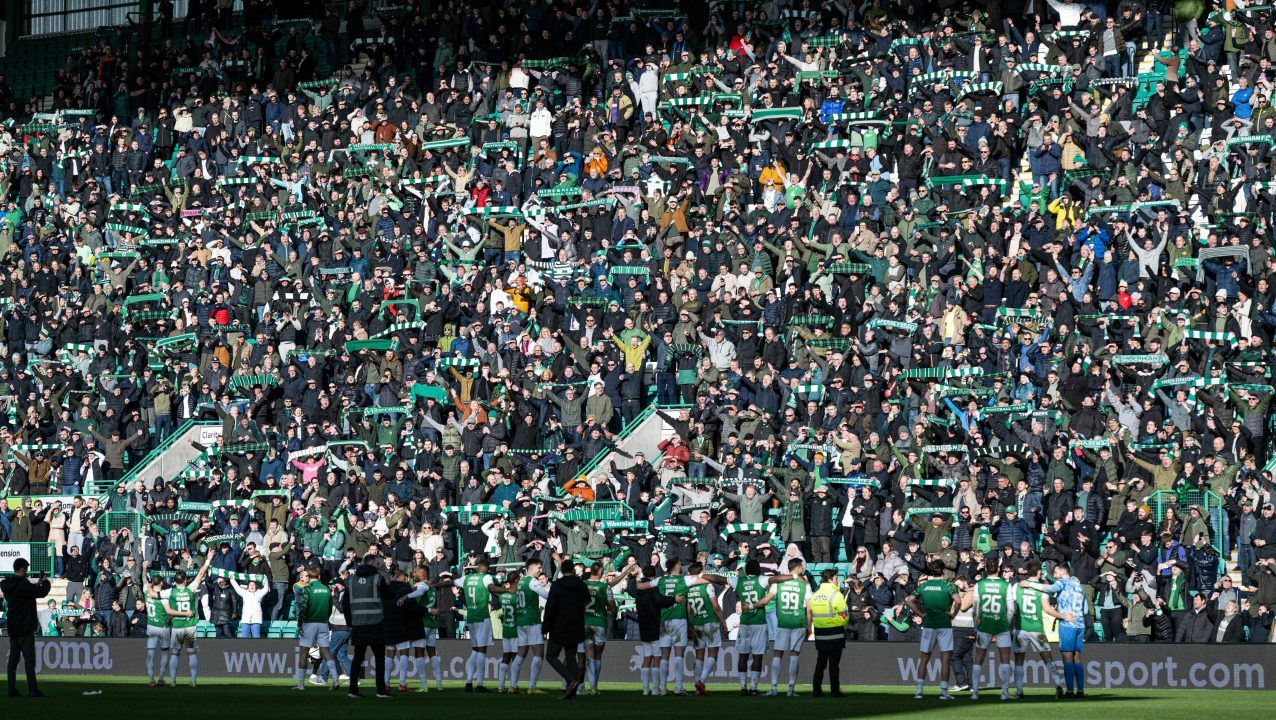 David Gray happy Hibernian got Sunshine on Leith rendition after beating Celtic