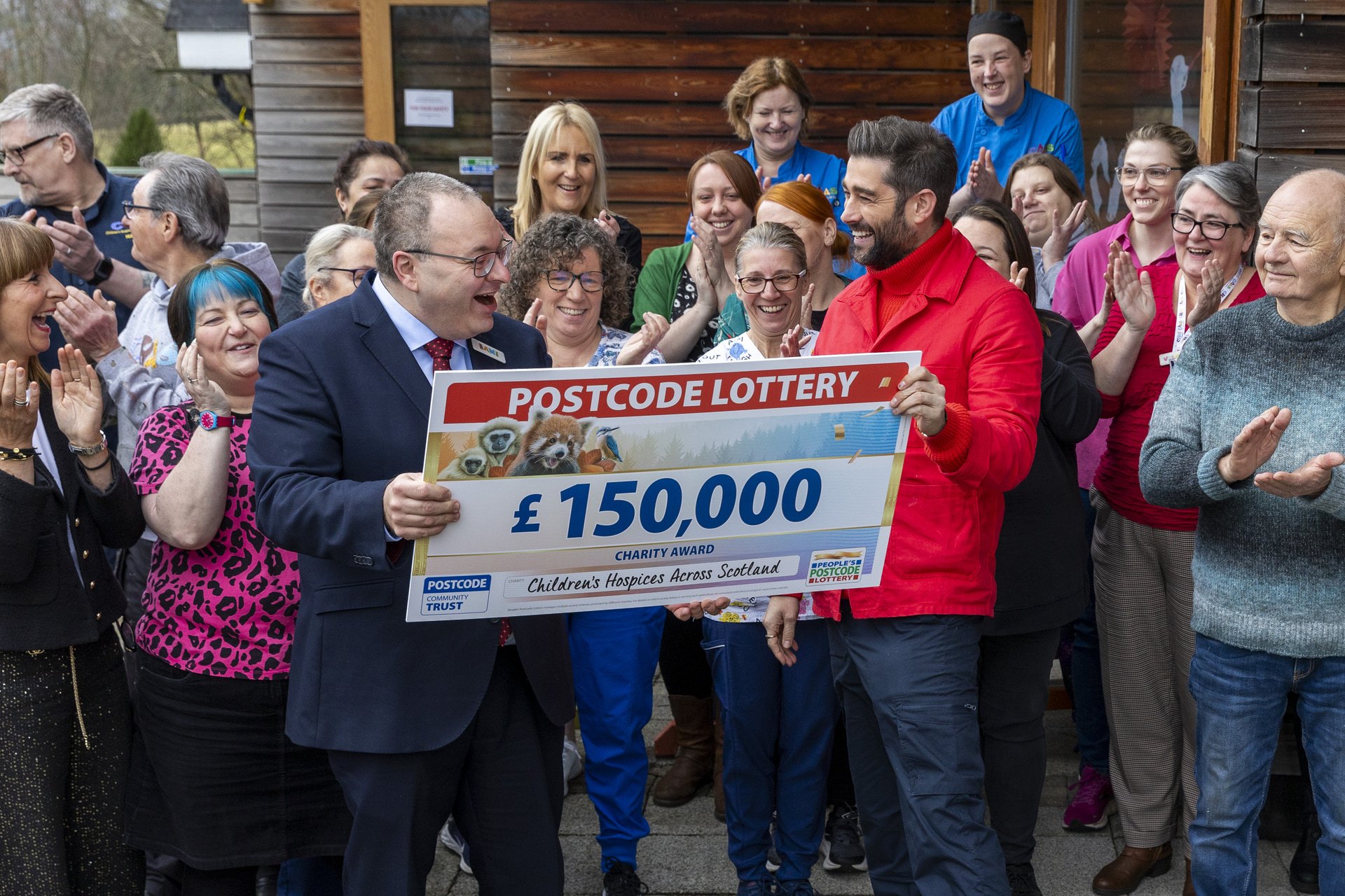 The funding comes from a Balloch postcode winning the Postcode Lottery’s Millionaire Street prize.