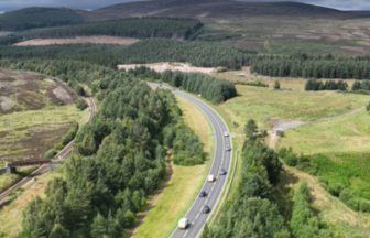 Speed limit to be introduced on A9 for three years as dualling works begin in the Highlands