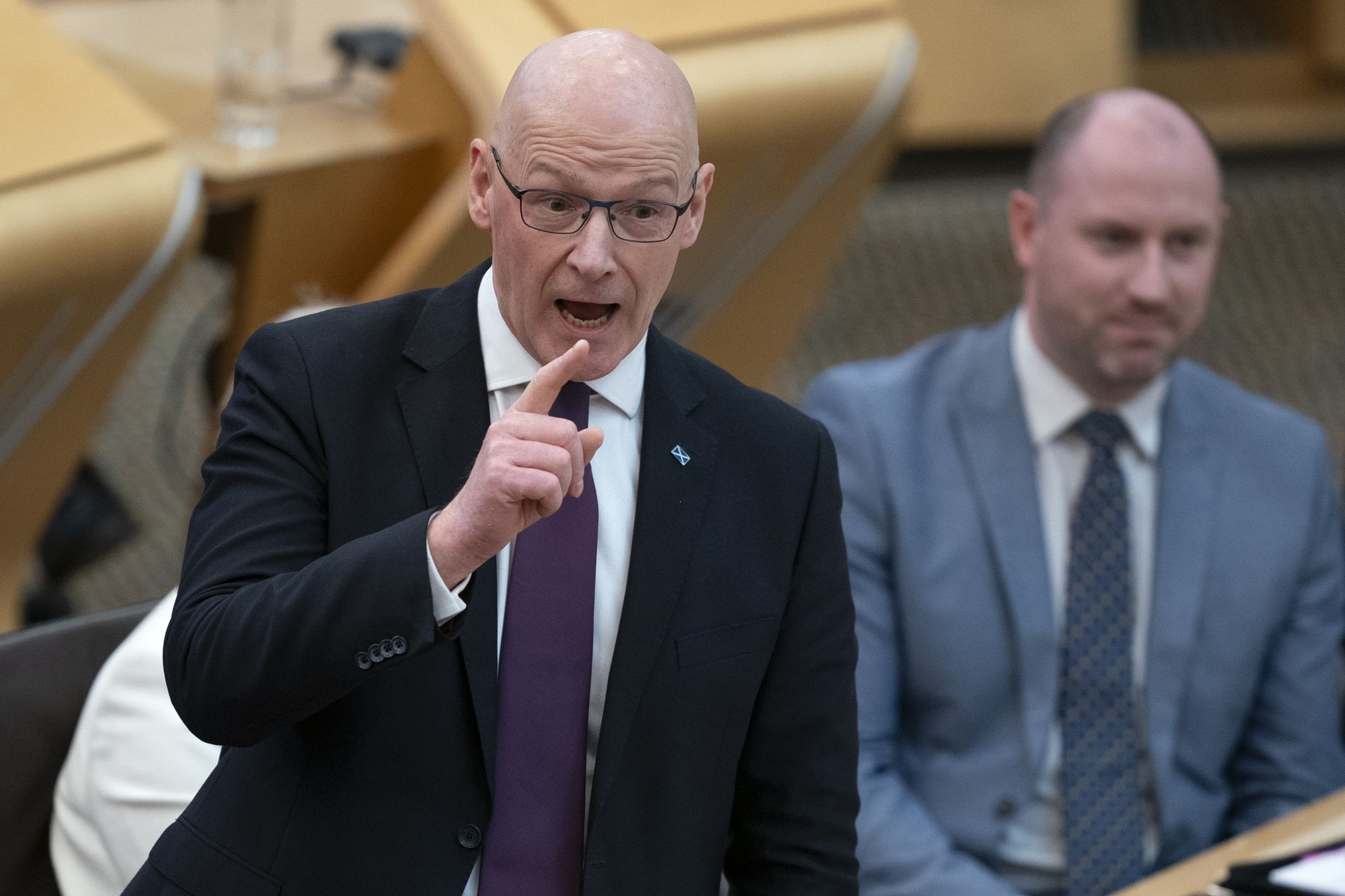 Scottish First Minister John Swinney has said he is ‘increasingly impatient’ about the lack of support from Westminster so far for the Acorn project (Jane Barlow/PA) 