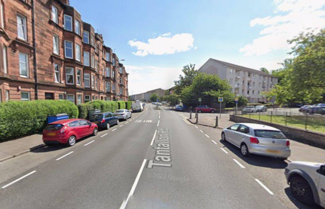 Person taken to hospital after rush hour crash closes road in Glasgow