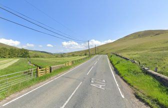 Man fighting for life after being struck by van on A72 in Scottish Borders