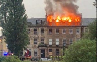 Roof to be installed at fire-damaged B-listed tenement in Glasgow