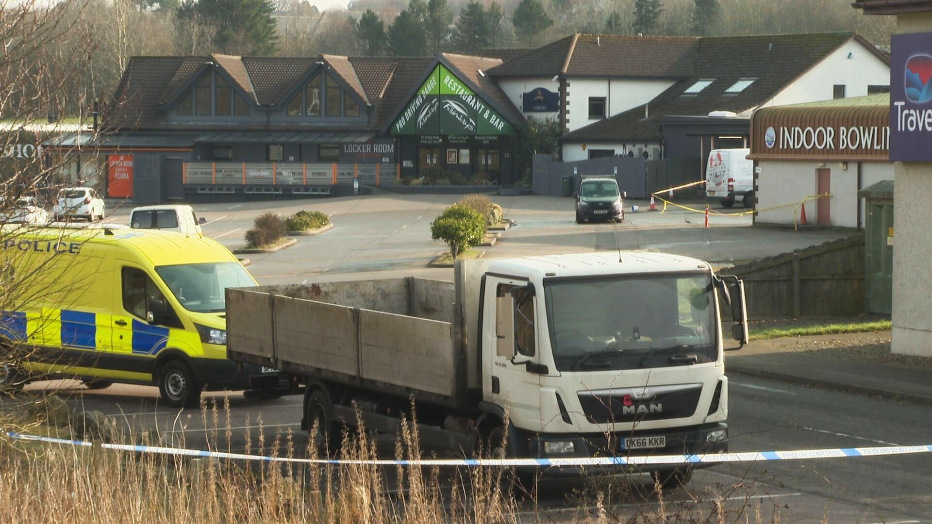 Fairways Business Park in Inverness has been sealed off while investigations take place. 