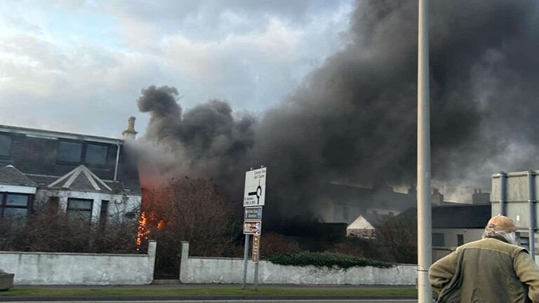 Fife beachfront home gutted by fire was ‘deliberately set alight’