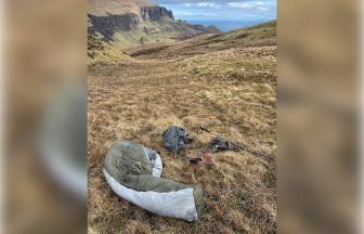 Sleeping bag and clothes found abandoned on Isle of Skye mountain as appeal launched