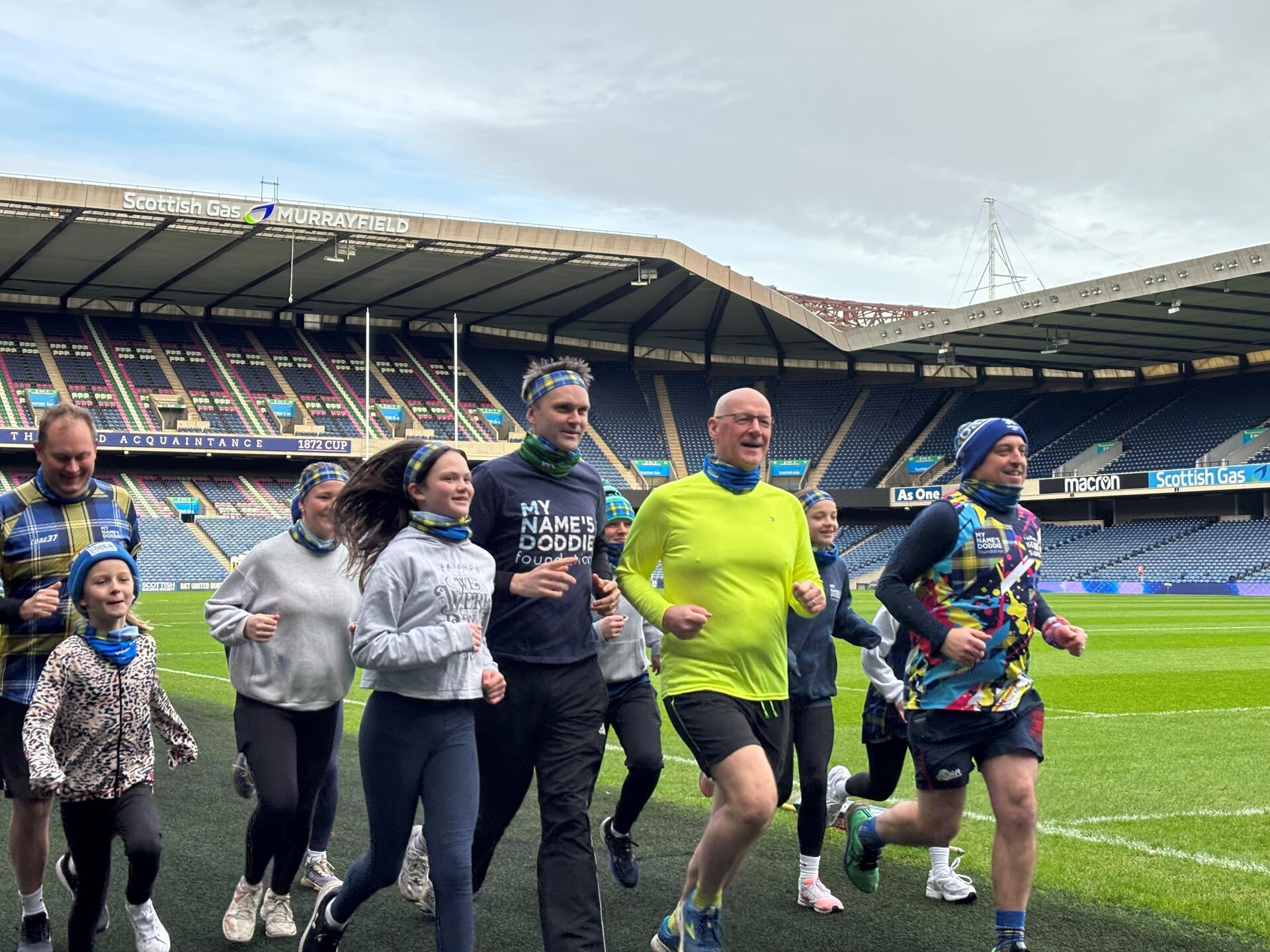 Scottish First Minister John Swinney was among those taking part in this year’s Doddie Aid.