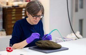 Belongings of Isle of Lewis murder victim preserved in a peatbog for 250 years go on display