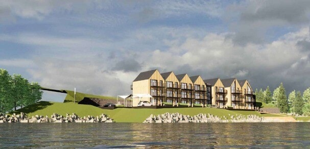 Proposed holiday accommodation units at Loch Rannoch Hotel