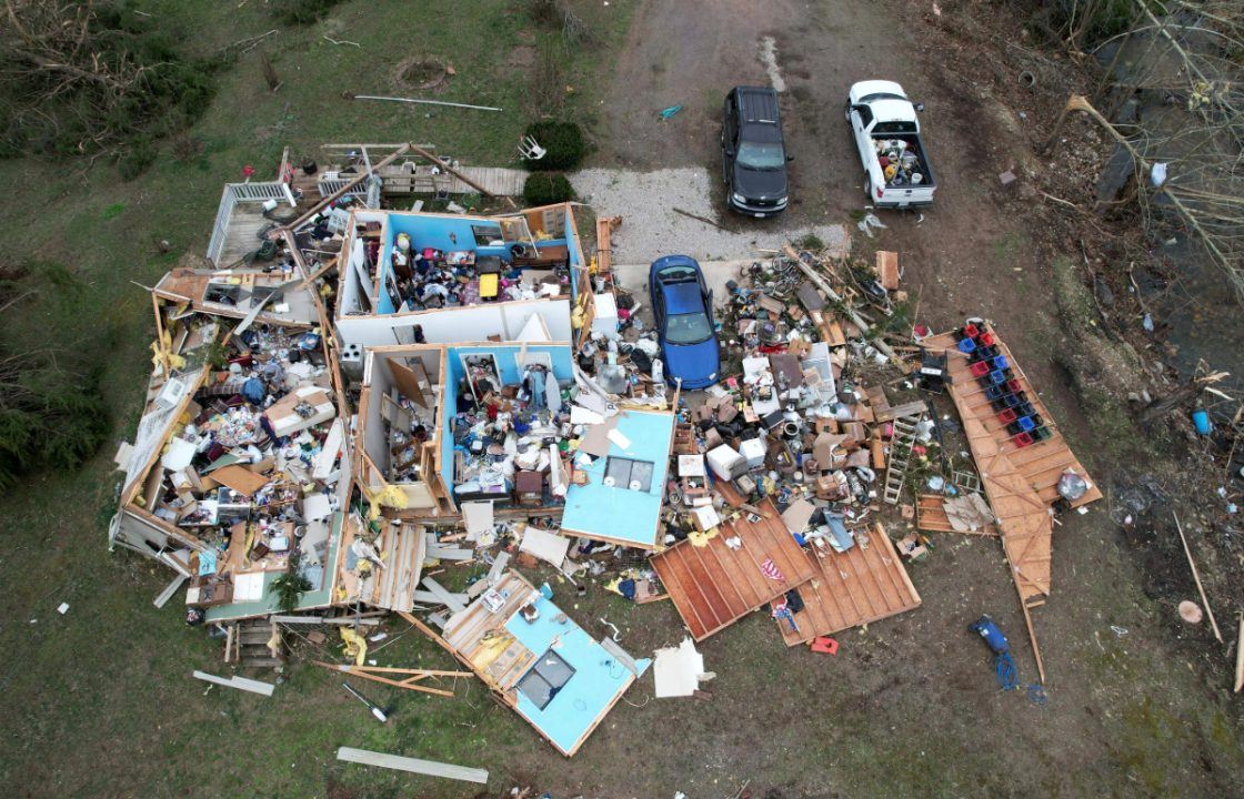 Tornadoes and winds kill at least 35 people in US