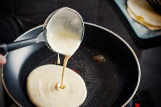 From Scotch stacks to crepes: Kids tuck in on Pancake Tuesday