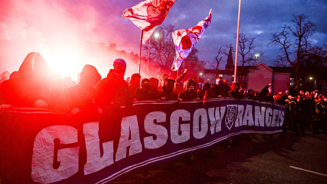 Probe launched after pyrotechnics used during Rangers parade to Ibrox as two arrests made