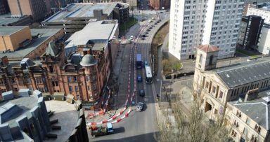 Sinkhole discovered on Cowcaddens Road as drivers warned of ‘significant’ delays