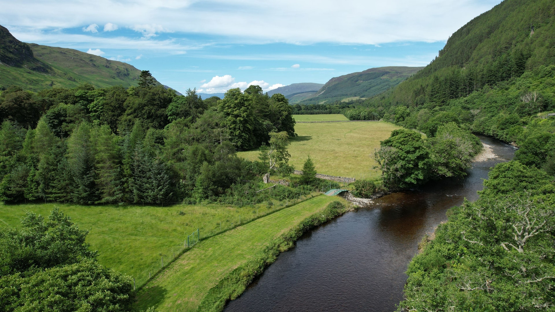 The estate is situated south of Ullapool in the Highlands.