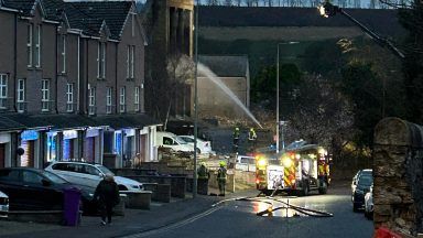 Fire crews extinguish blaze in derelict Brechin church