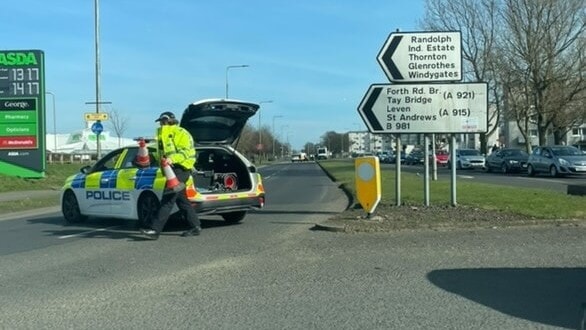 Woman, 70, taken to hospital after being struck by car near retail park in Kirkcaldy