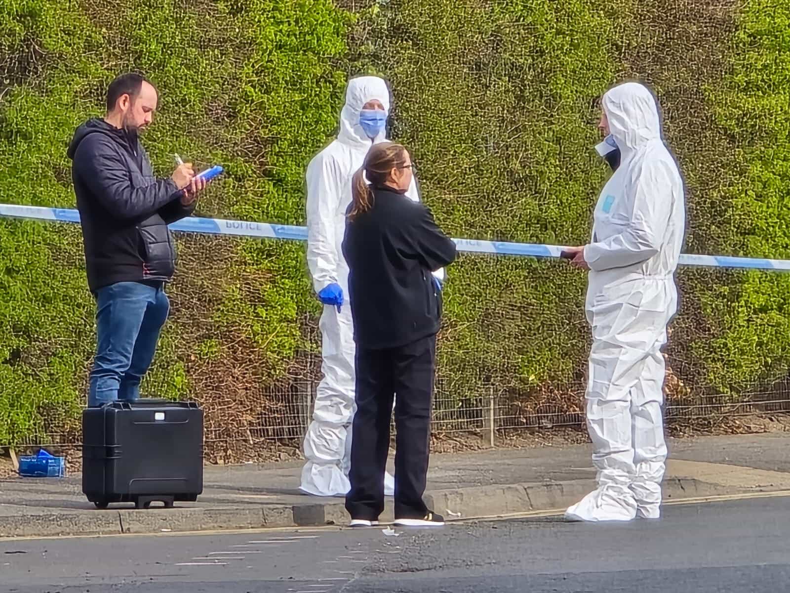 Police were called around 7.55am on Friday to a report of a firearm possibly being discharged at a property in West Pilton Bank in the city.