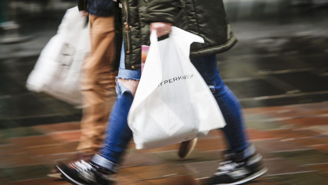 Scottish retailers saw weaker footfall last month, figures show