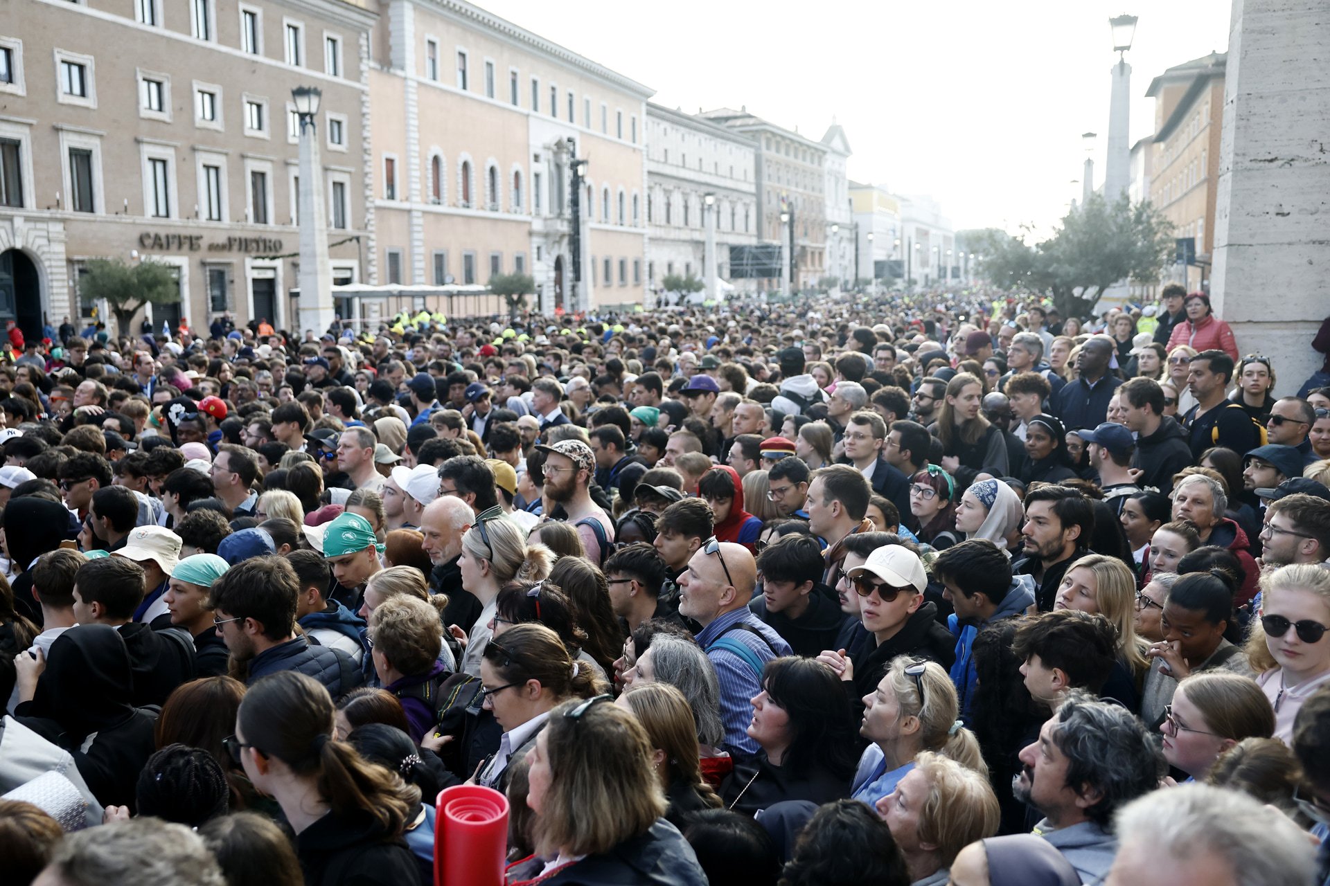 Pope Francis funeral: Mourners gather in St. Peter’s Square (Photo by Mario Tama/Getty Images)