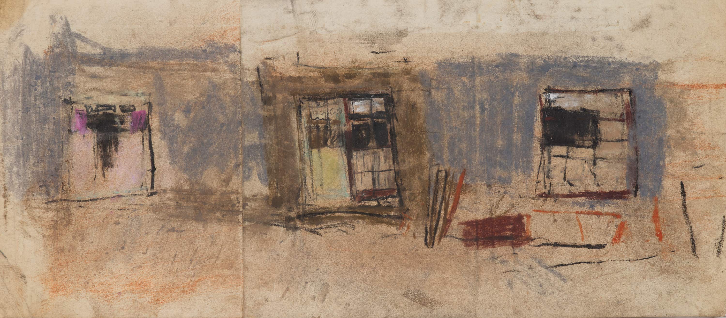 Row Of Windows, Townhead by Joan Eardley is among the lots going under the hammer