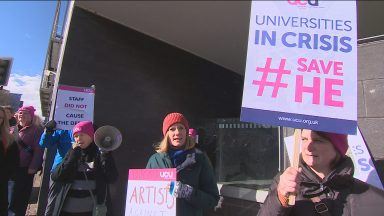 Edinburgh University staff strike in dispute over threat of job cuts