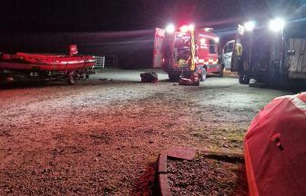 Major emergency search of loch for missing person
