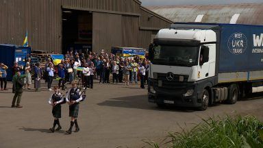 From Errol to Ukraine: Charity celebrates 100 lorries of aid to conflict zone