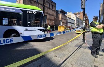 Busy Glasgow city centre streets closed to public after pedestrian hit by bus