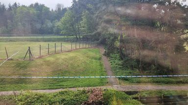 Man and woman taken to hospital after attack at sports complex