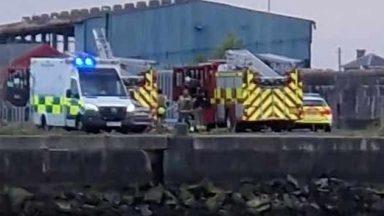 Person injured after major emergency response at Fife docks