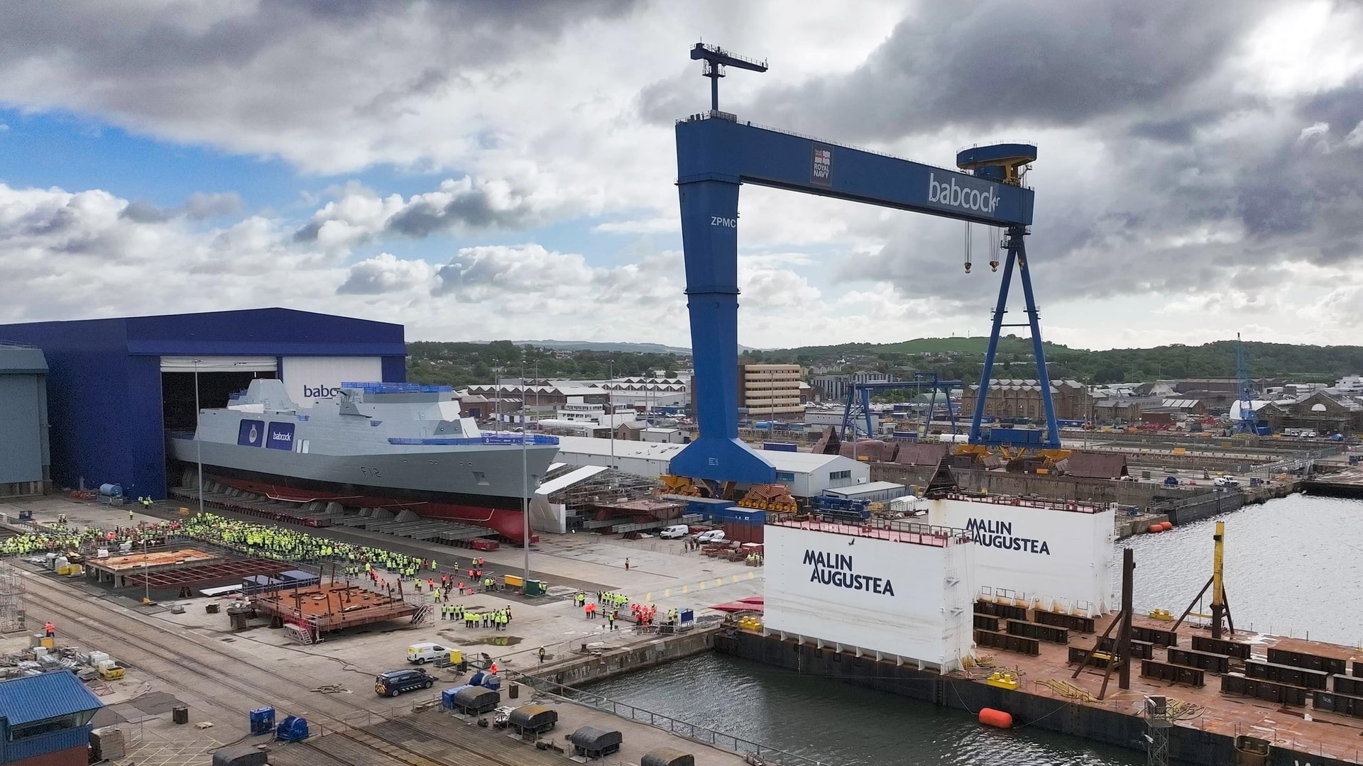The frigate is being built in Fife (Babcock/PA).