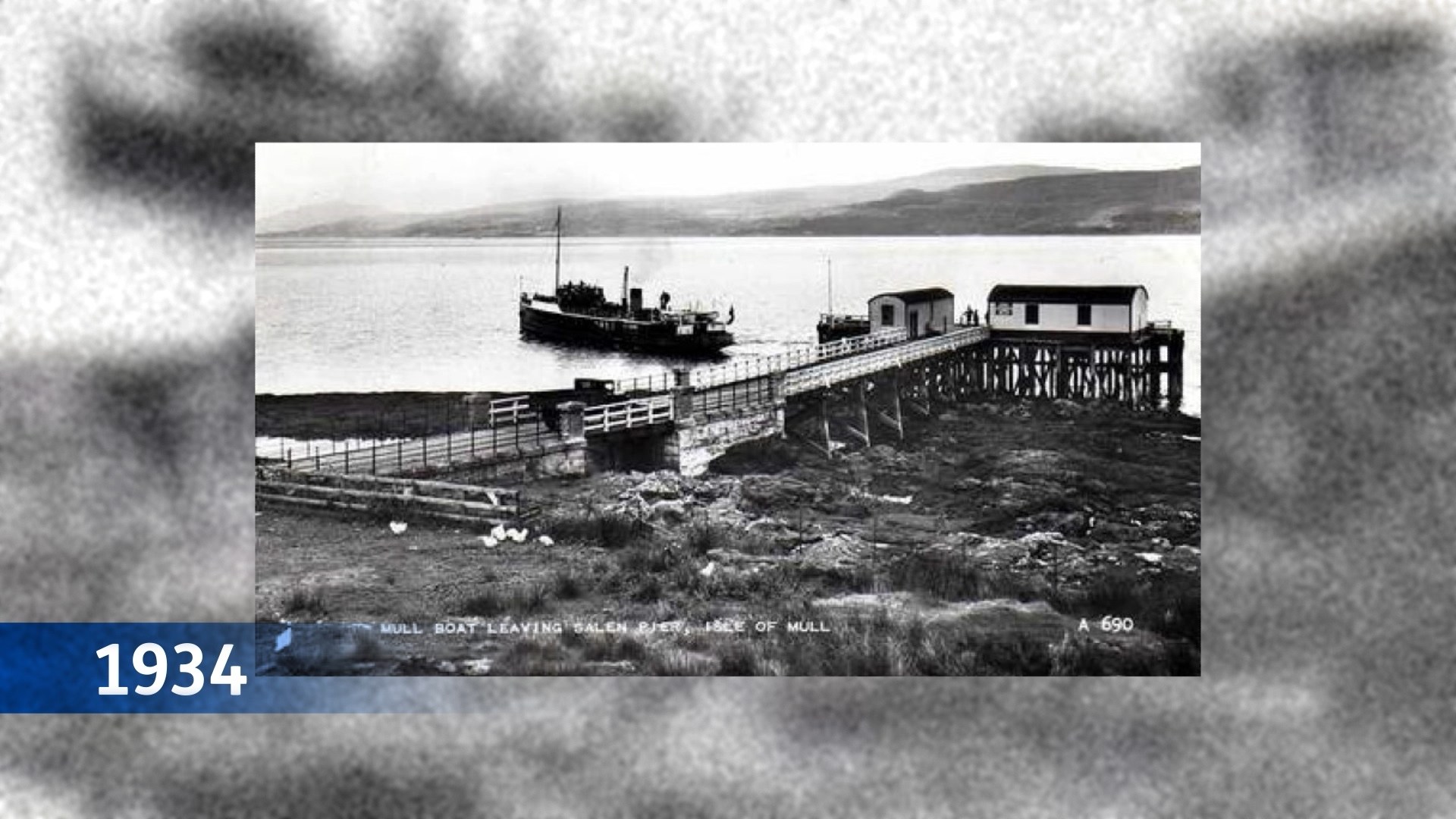 Salen Pier archive from 1934