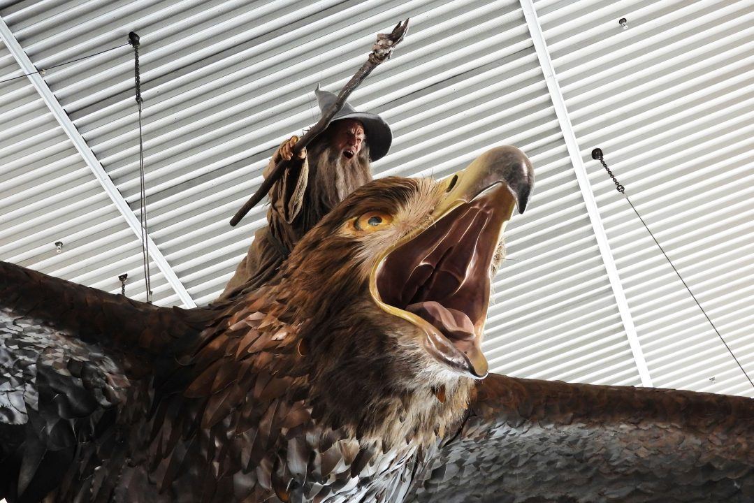 Giant sculpture of Gandalf riding an eagle to be removed from Wellington Airport