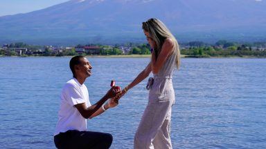 Scottish runner Eilish McColgan engaged after Mount Fuji marriage proposal