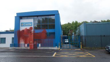 Pro-Palestine activists target Glasgow business over weapons firm ties