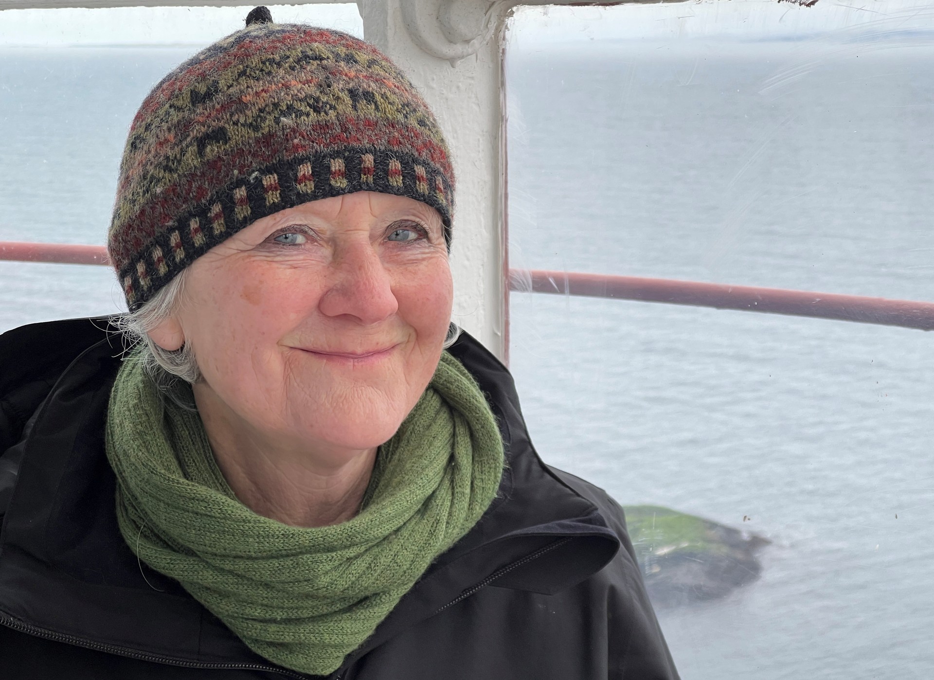 Astrid Larsen, the daughter of a late and highly decorated seafarer who operated a secret operations route between Norway and Scotland during the Second World War.