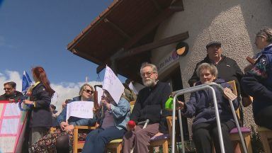 Vulnerable people protest amid fear for future of community hubs