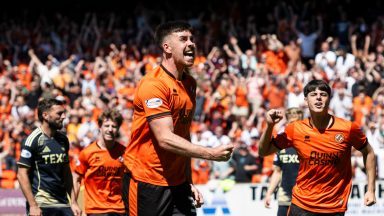 Dundee United v Aberdeen: Jim Goodwin hails Declan Gallagher after his crucial Dundee United equaliser