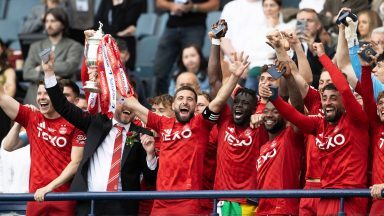 Aberdeen lift Scottish Cup for first time since 1990 after tense penalty shootout against Celtic