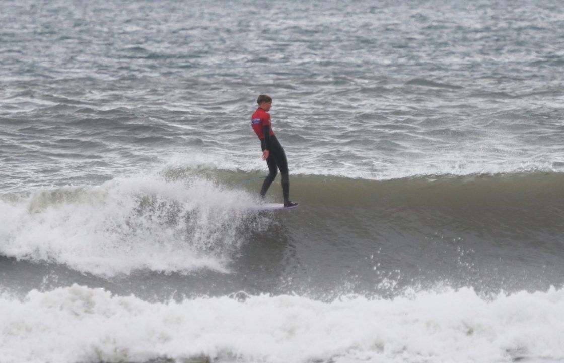 Teen becomes first person to claim three titles at Scottish surfing championships