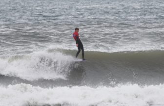 Teen becomes first person to claim three titles at Scottish surfing championships