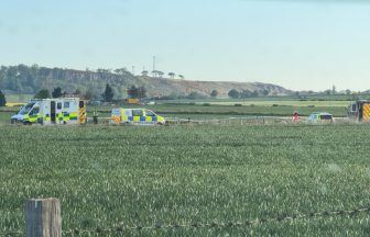 Man pronounced dead after light aircraft crashes near airfield
