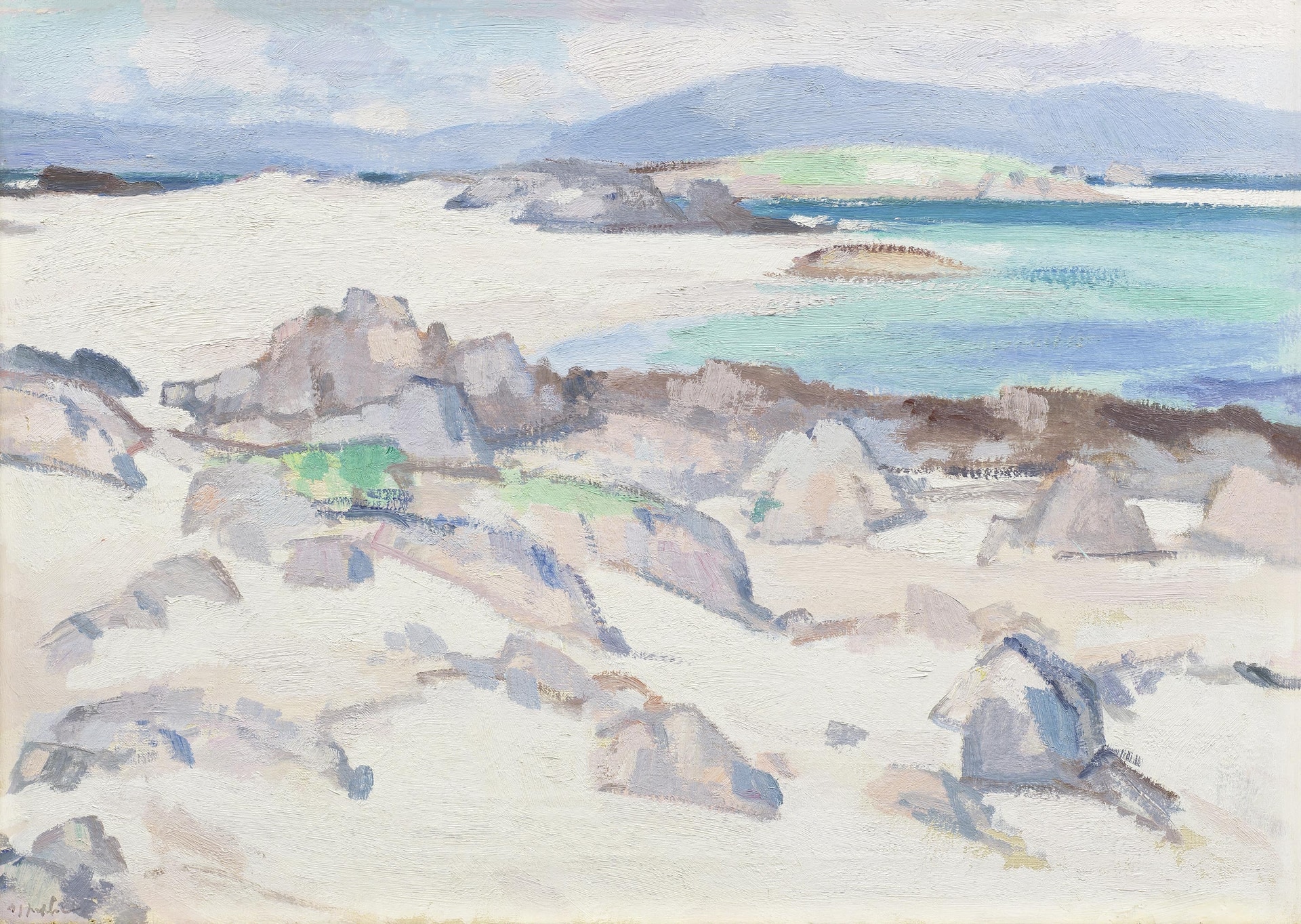 The White Strand by Scottish Colourist Samuel John Peploe fetched £74,060.