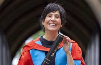 Texas star Spiteri recalls early days in music as she collects honorary degree