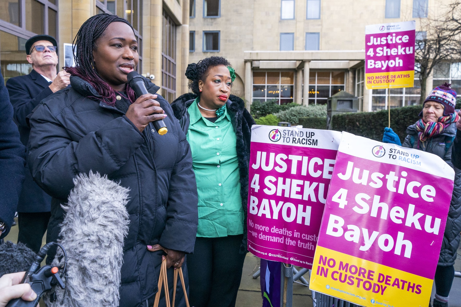 The family of Sheku Bayoh have long campaigned for justice (PA).