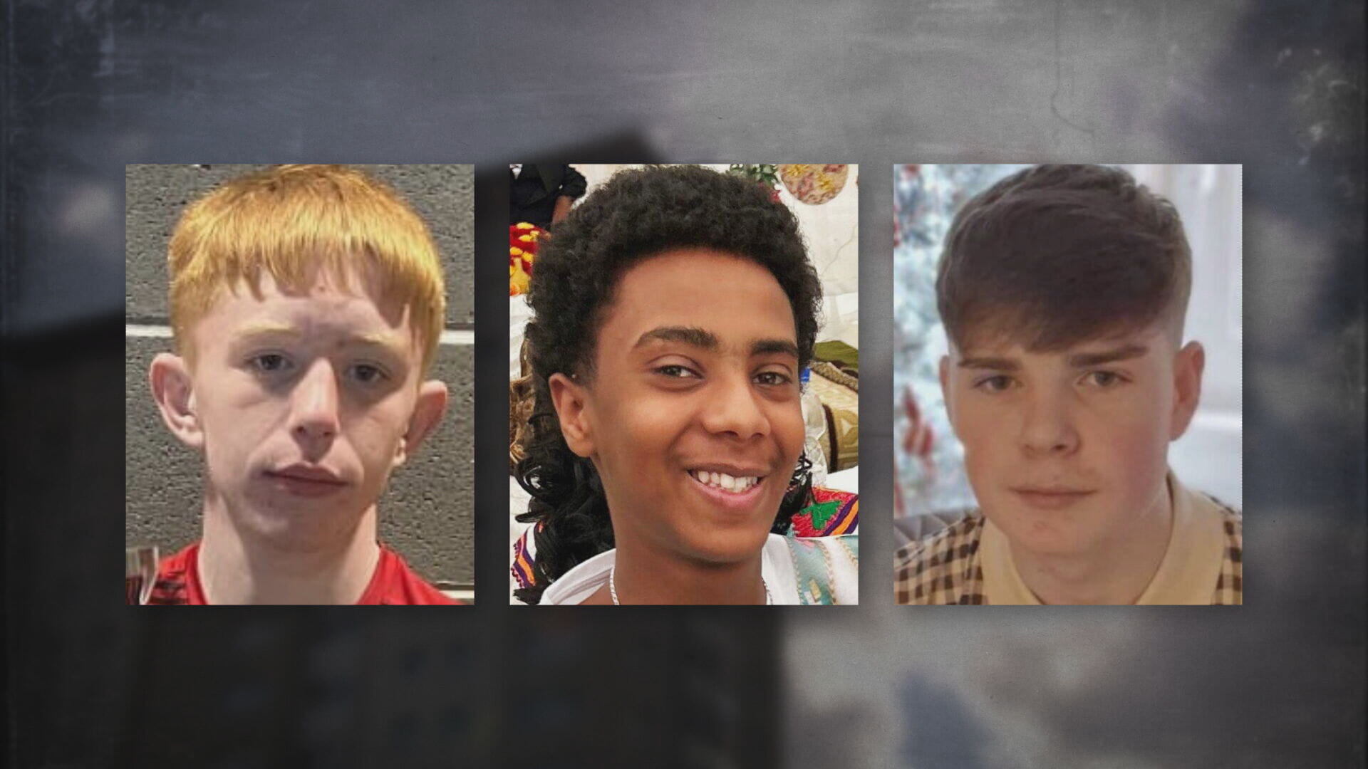 Kory McCrimmon, Amen Teklay and Kayden Moy